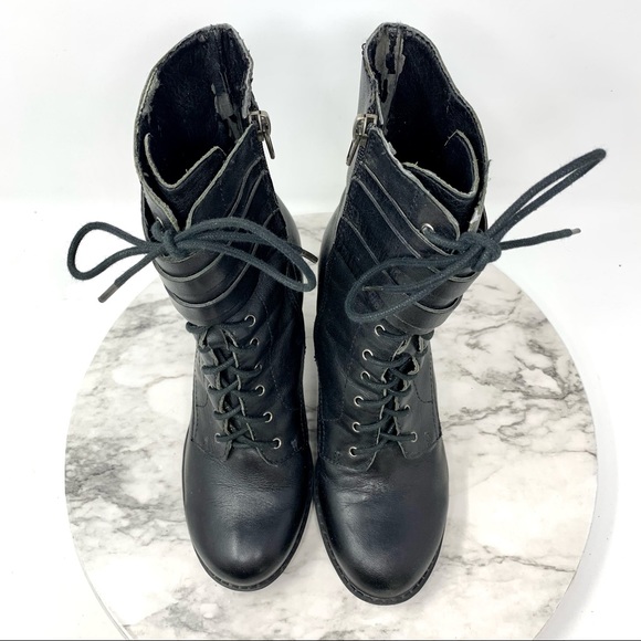 Marc Fisher Peabody Combat Boot 7.5 Goth Grunge Academia Classic Whimsigoth - Picture 6 of 16